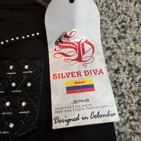 Silver Diva High Waist Stretch Push Up, Colombian Style Skinny, Colita levantada - Picture 7 of 12